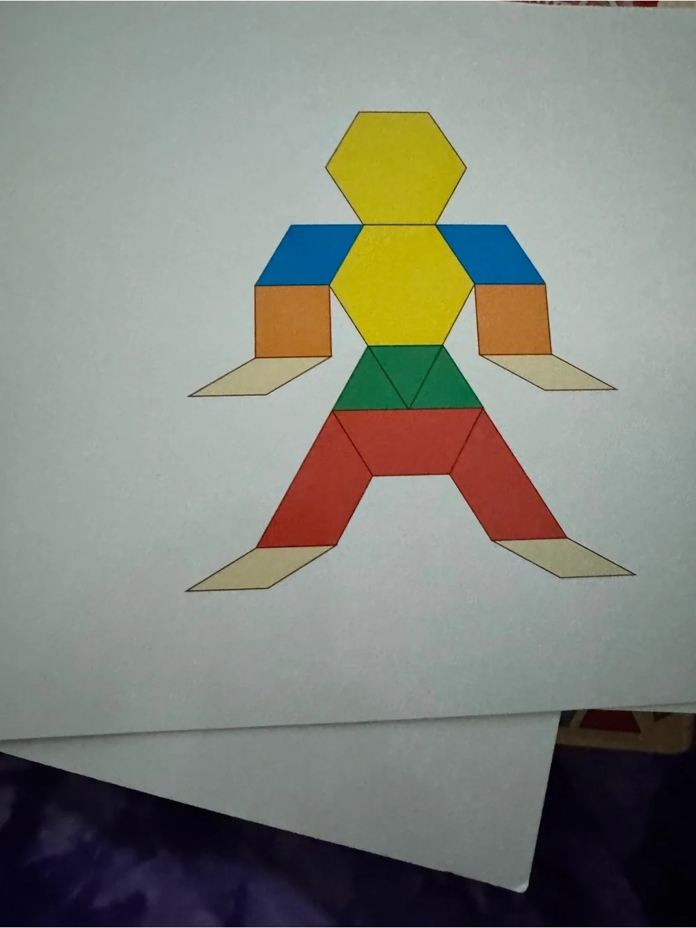 Melissa & Doug Magnetic Pattern Block Kit - Red, Yellow, Blue, Green